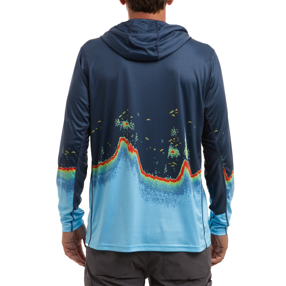 Pelagic Gear - Vaportek Hooded Fishing Shirt - Navy