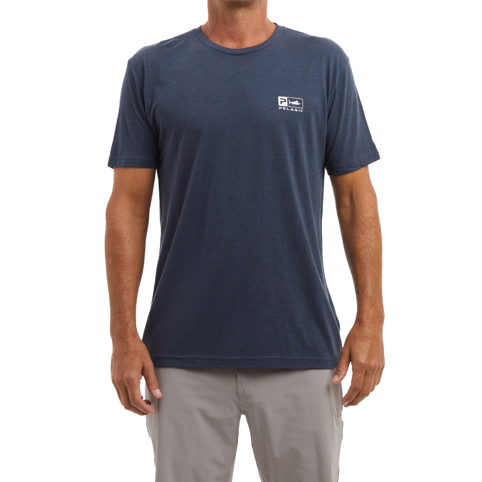Pelagic Goione Sailfish T-Shirt - Navy