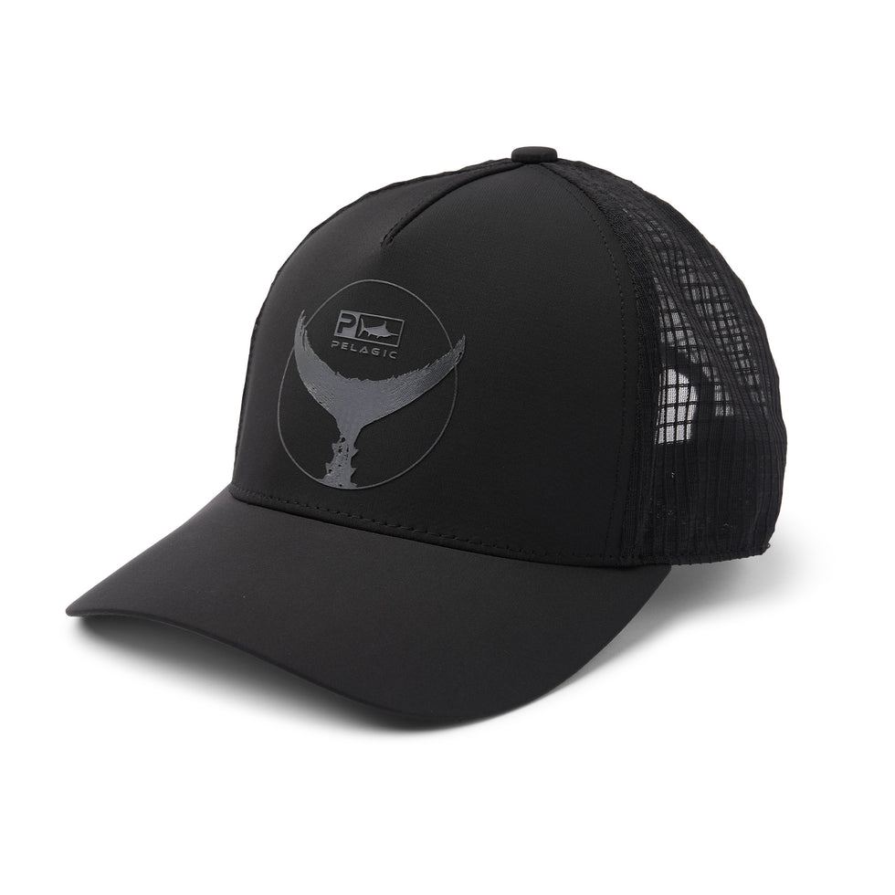 Pelagic Gear - Echo Tails Up Performance Trucker - Black