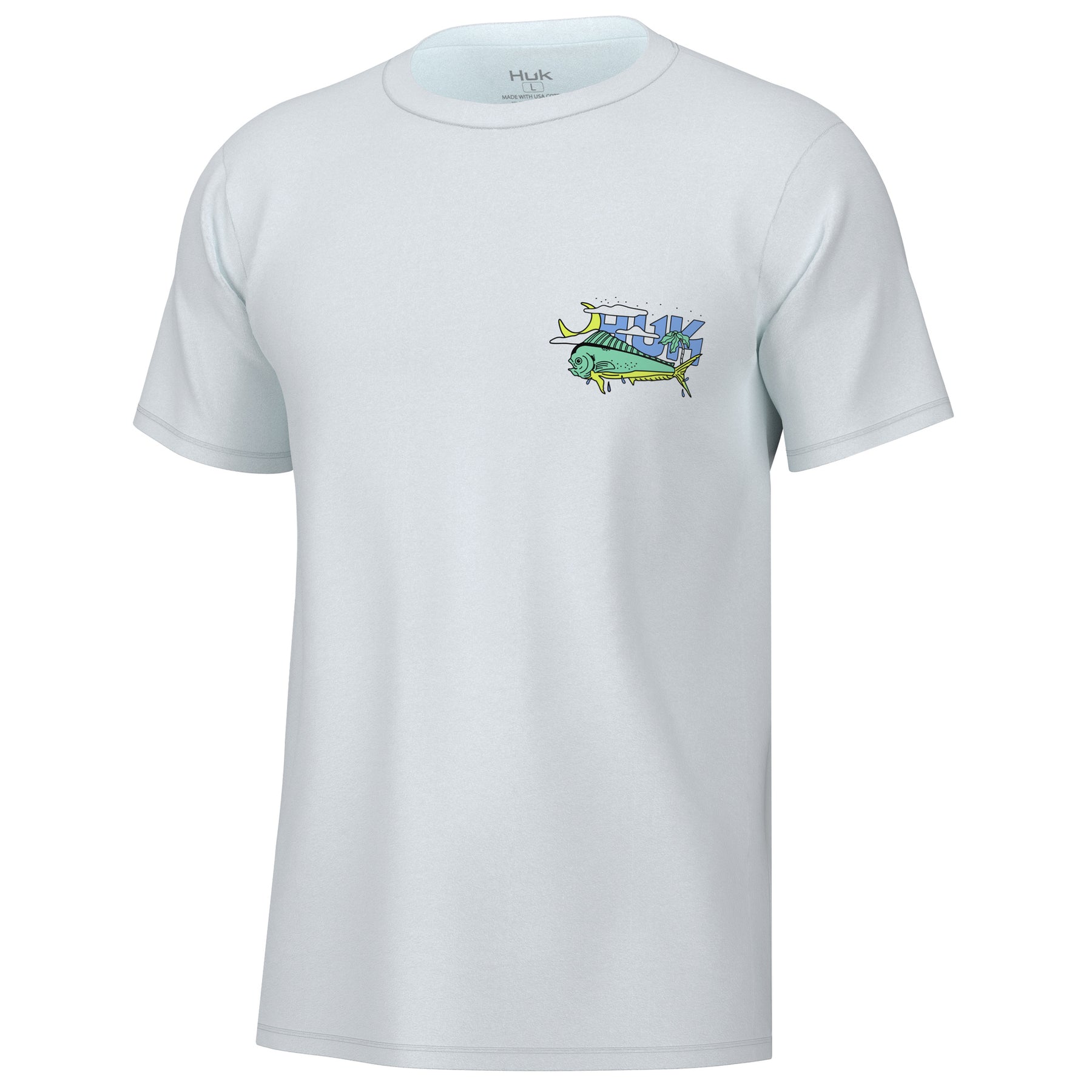 HUK Dolphin Dreams Tee - White