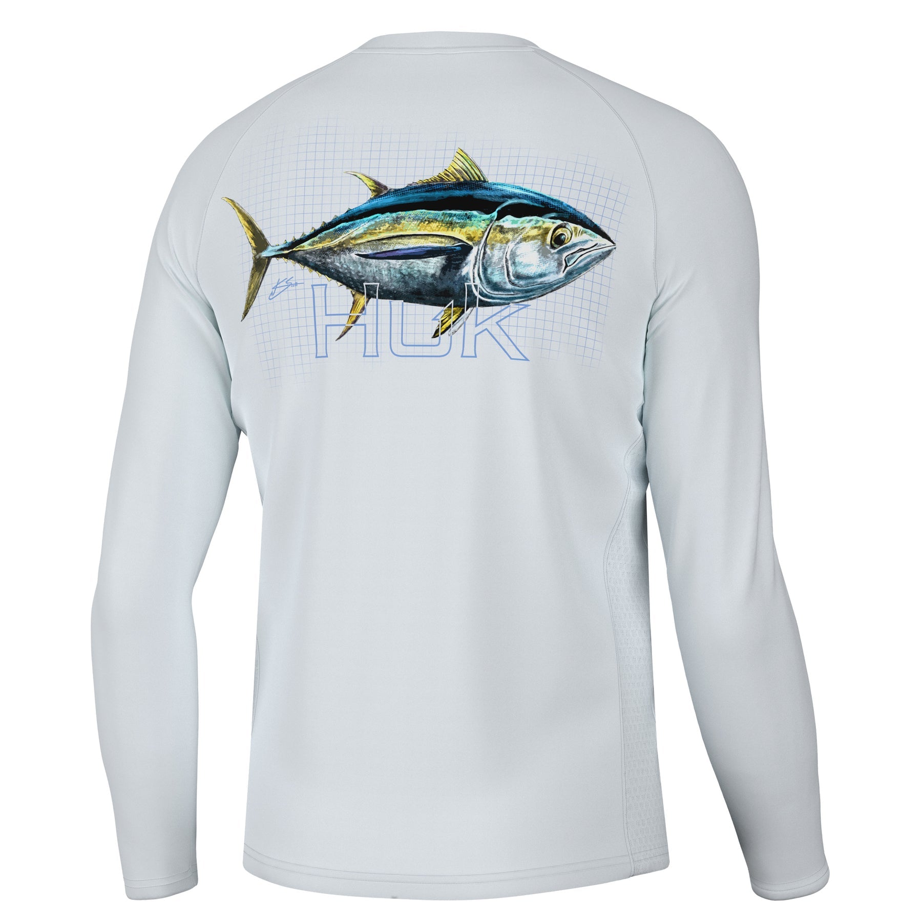 HUK KC Poke Bowl Pursuit Performance Shirt - White