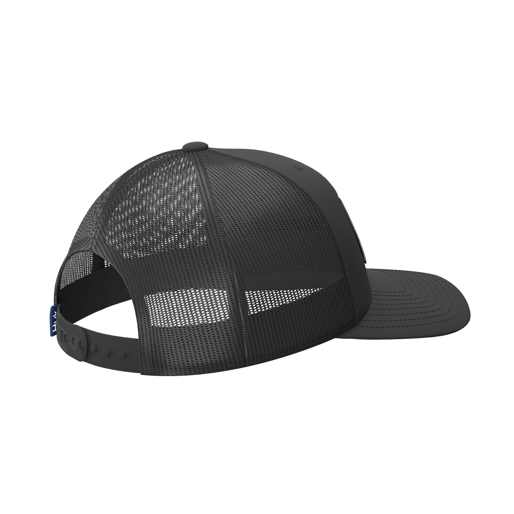 HUK Logo Trucker Hat - Black