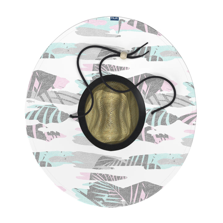 HUK Womens Straw Hat - Tropicamo White