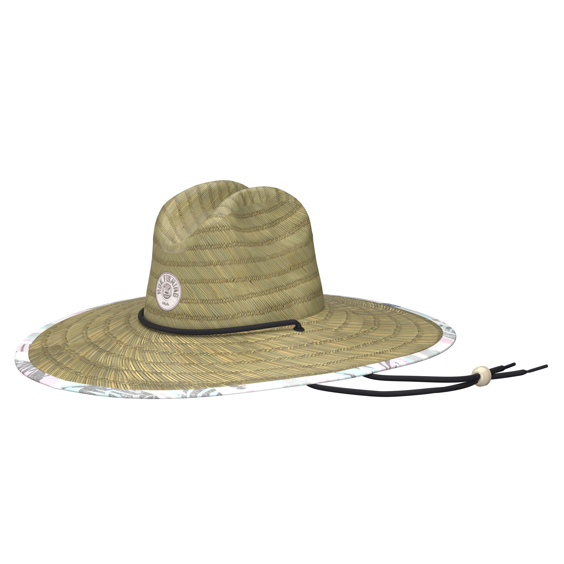 HUK Womens Straw Hat - Tropicamo White