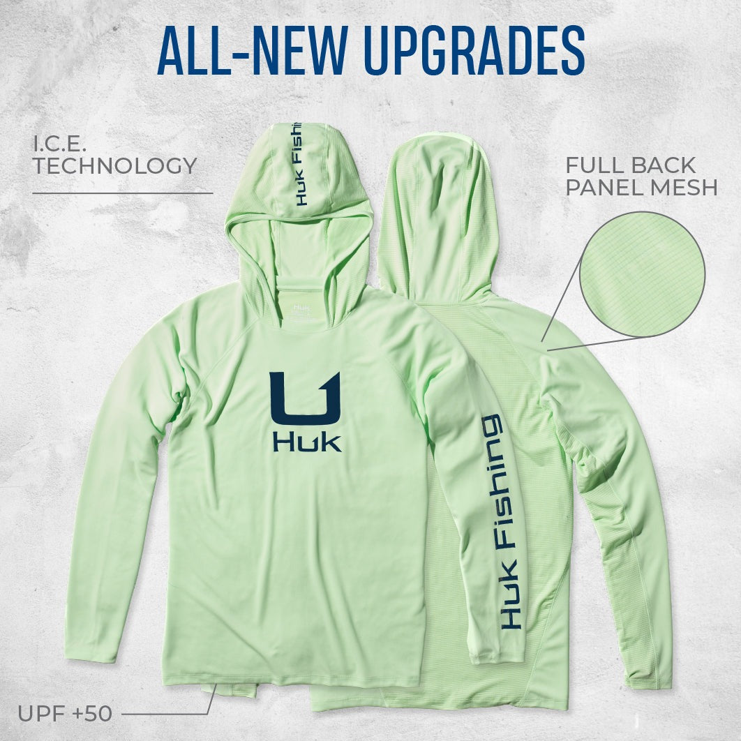 HUK Icon Performance Hoodie - White