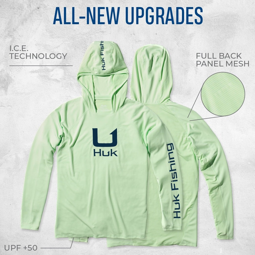 HUK Icon Performance Hoodie - Ice Water