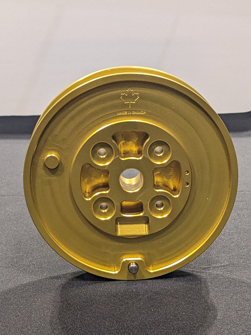 Njord Aluminum Bodhran Downrigger Drum - Gold