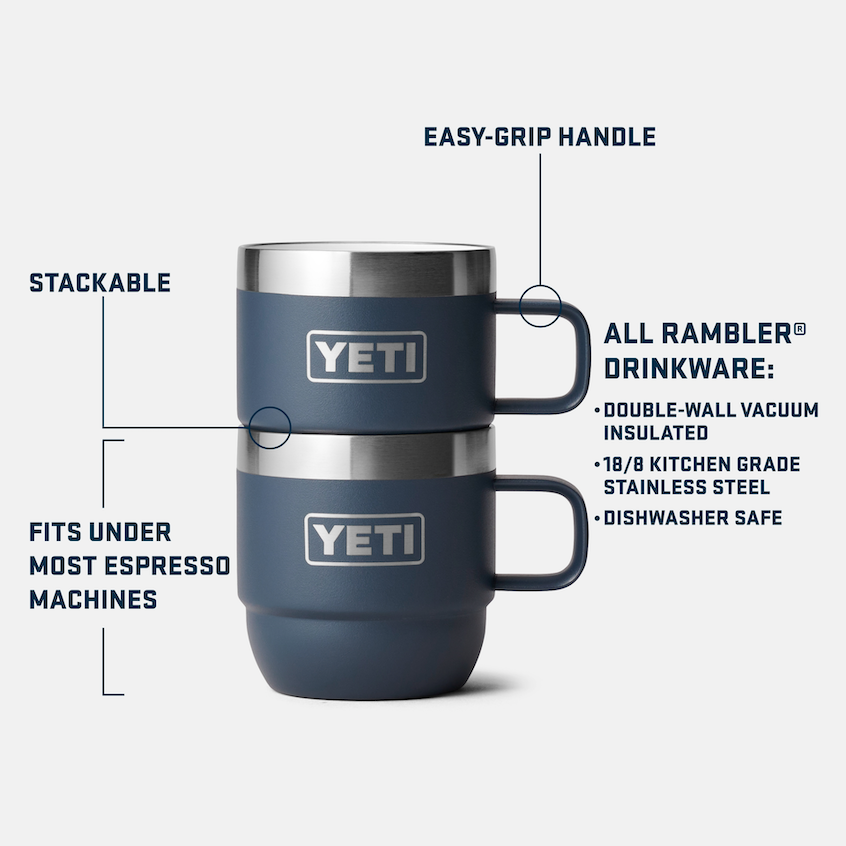 Yeti Rambler 6oz/177ml Espresso Stackable Mug