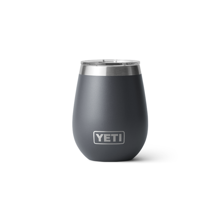 Yeti Rambler 10oz/295ml Wine Tumbler with Magslider lid Charcoal - Standard