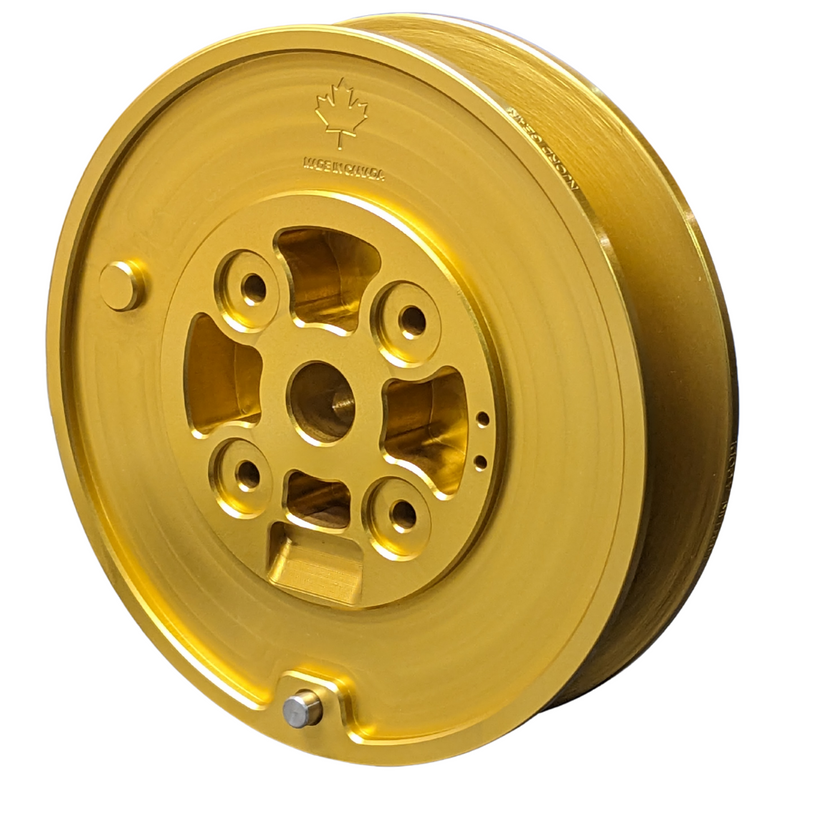 Njord Aluminum Bodhran Downrigger Drum - Gold