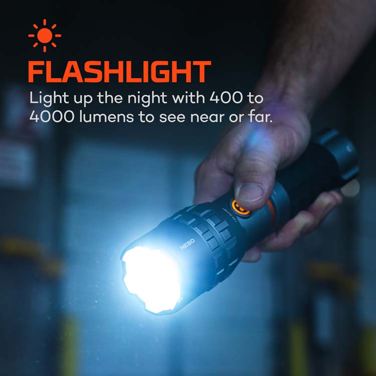 Nebo Slyde King 4K Work Light & Flashlight