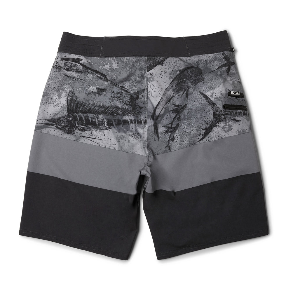 Pelagic Strike Boardshorts Black