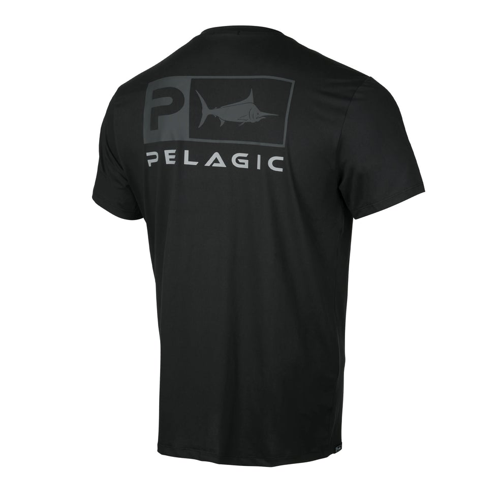 PELAGIC Icon Premium UV Fishing T-Shirt X-Large / Black