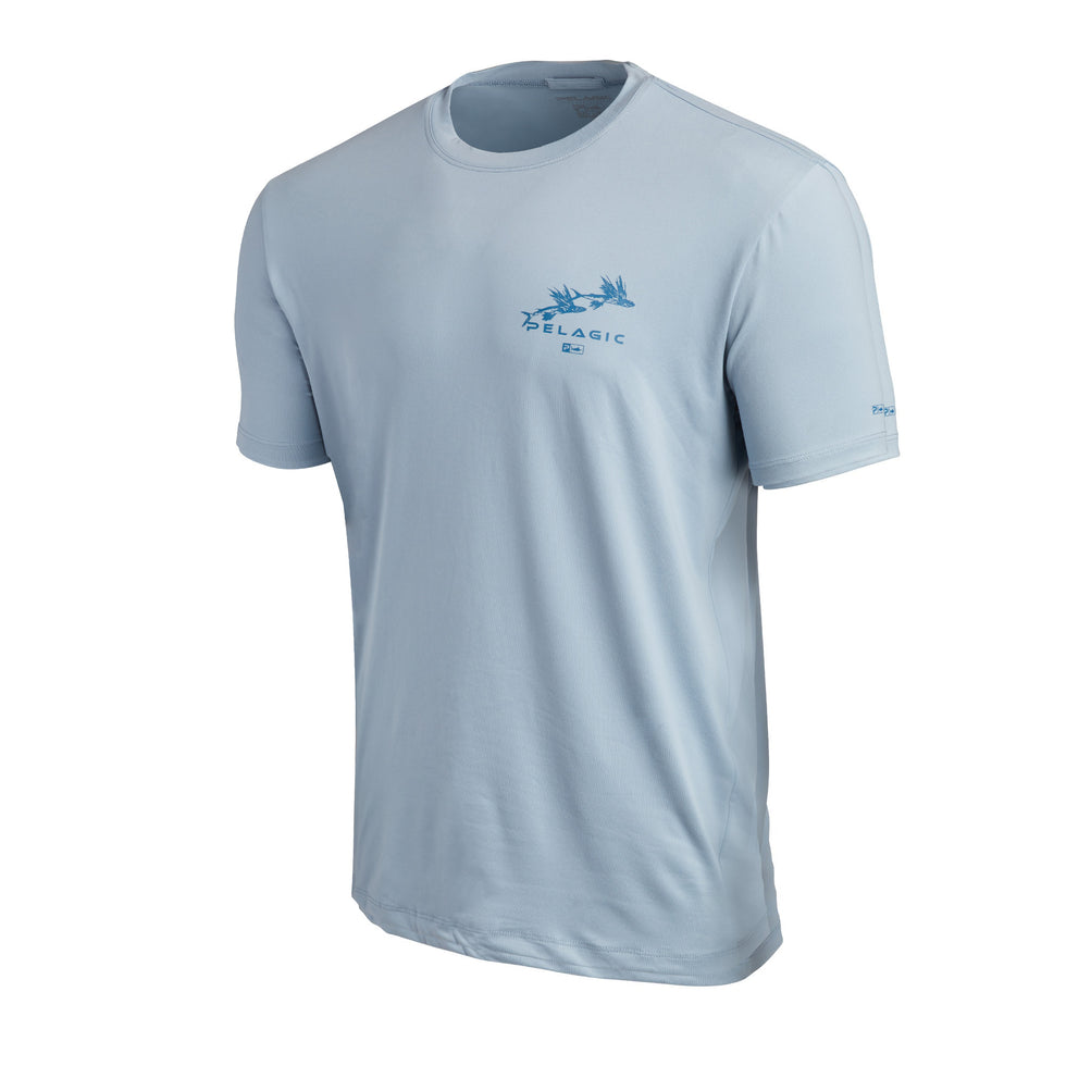 Pelagic Stratos Gyotaku Marlin Performance Shirt