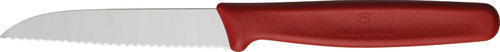 VICTORINOX Serrated Red Handle Knife 40605