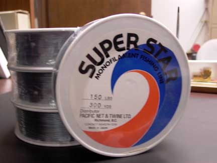North Pacific Superstar Heavy Monoline 200 lbs test and up in Spool
