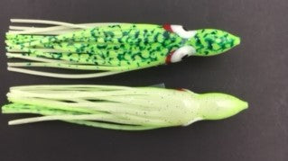 NORTH PACIFIC OCTOPUS 4-1/4" OG140R (Glo Green Splatter Back)