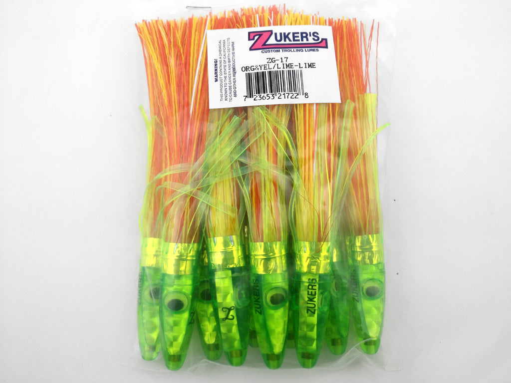 Zukers Grass Series Tuna Lures 10/PKG