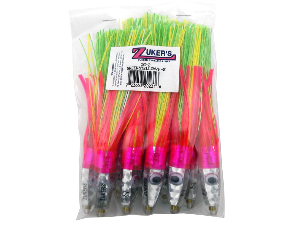 Zukers Grass Series Tuna Lures 10/PKG