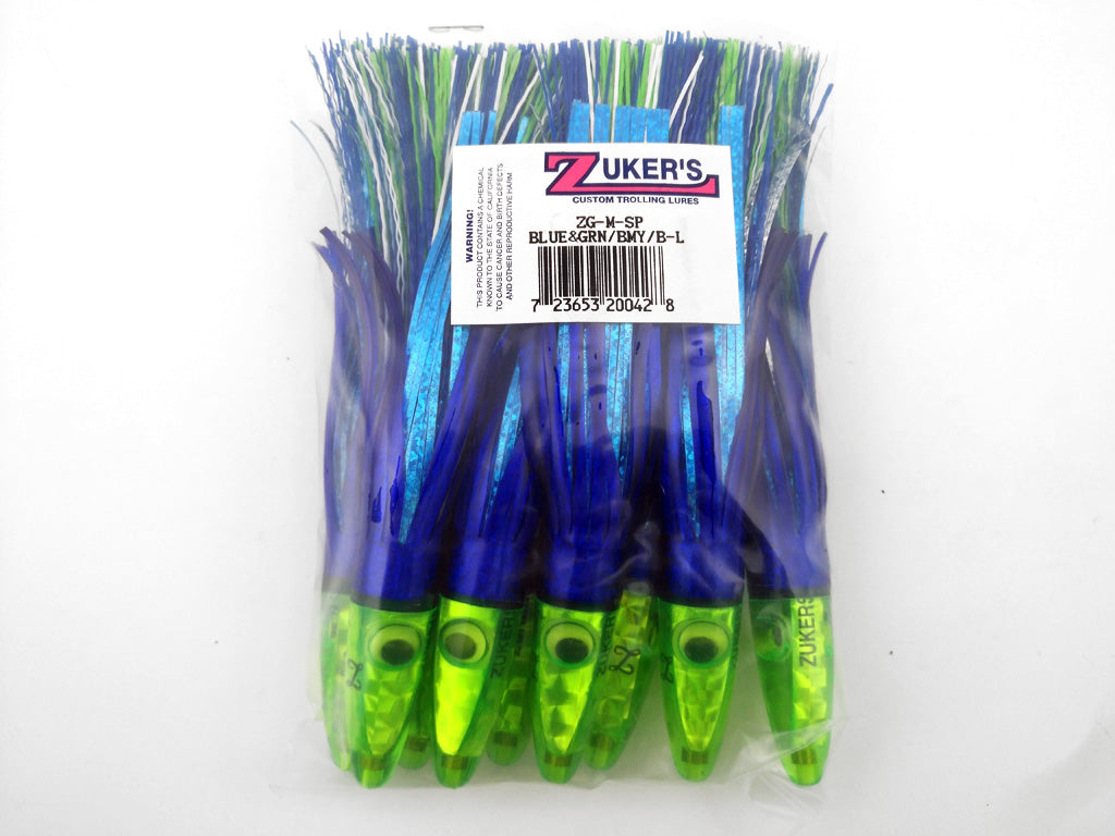 Zukers Grass Series Tuna Lures 10/PKG