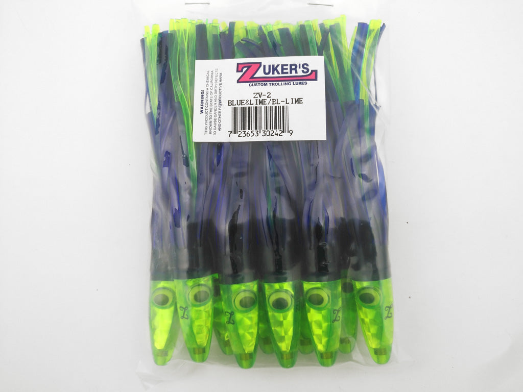 ZUKER'S Vinyl Series Tuna Lures 10/PKG