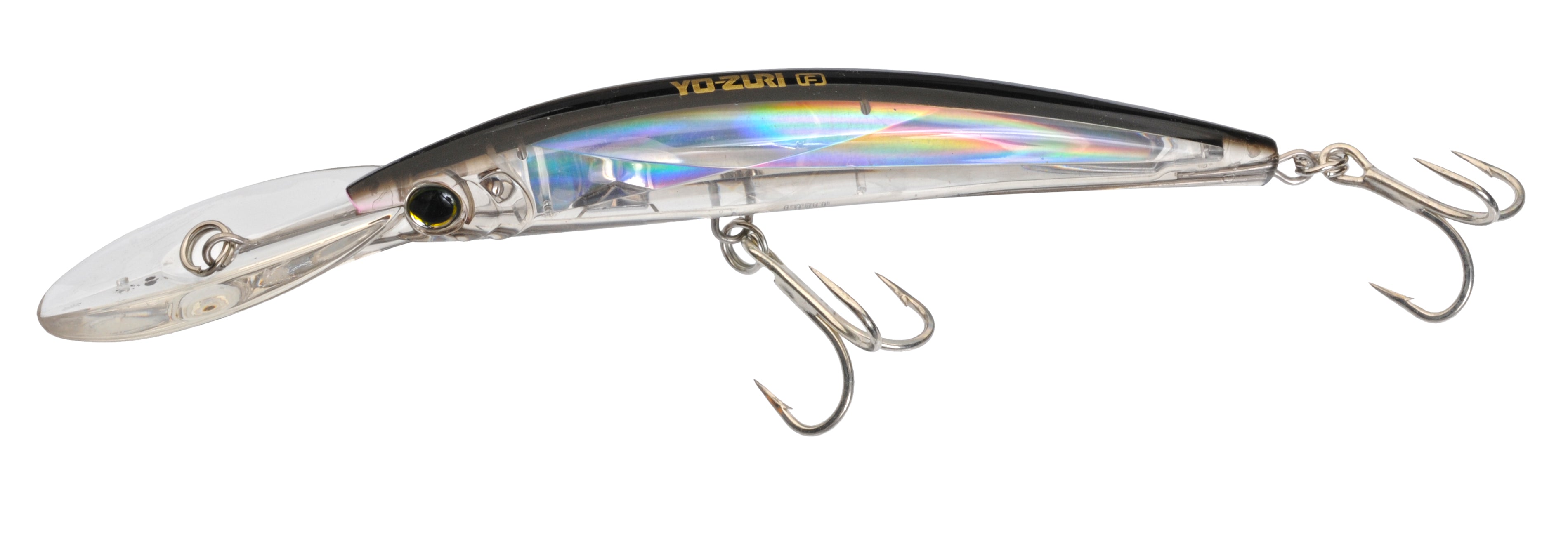 YOZURI CRYSTAL MINNOW 3D DEEP DVR 6" SBL