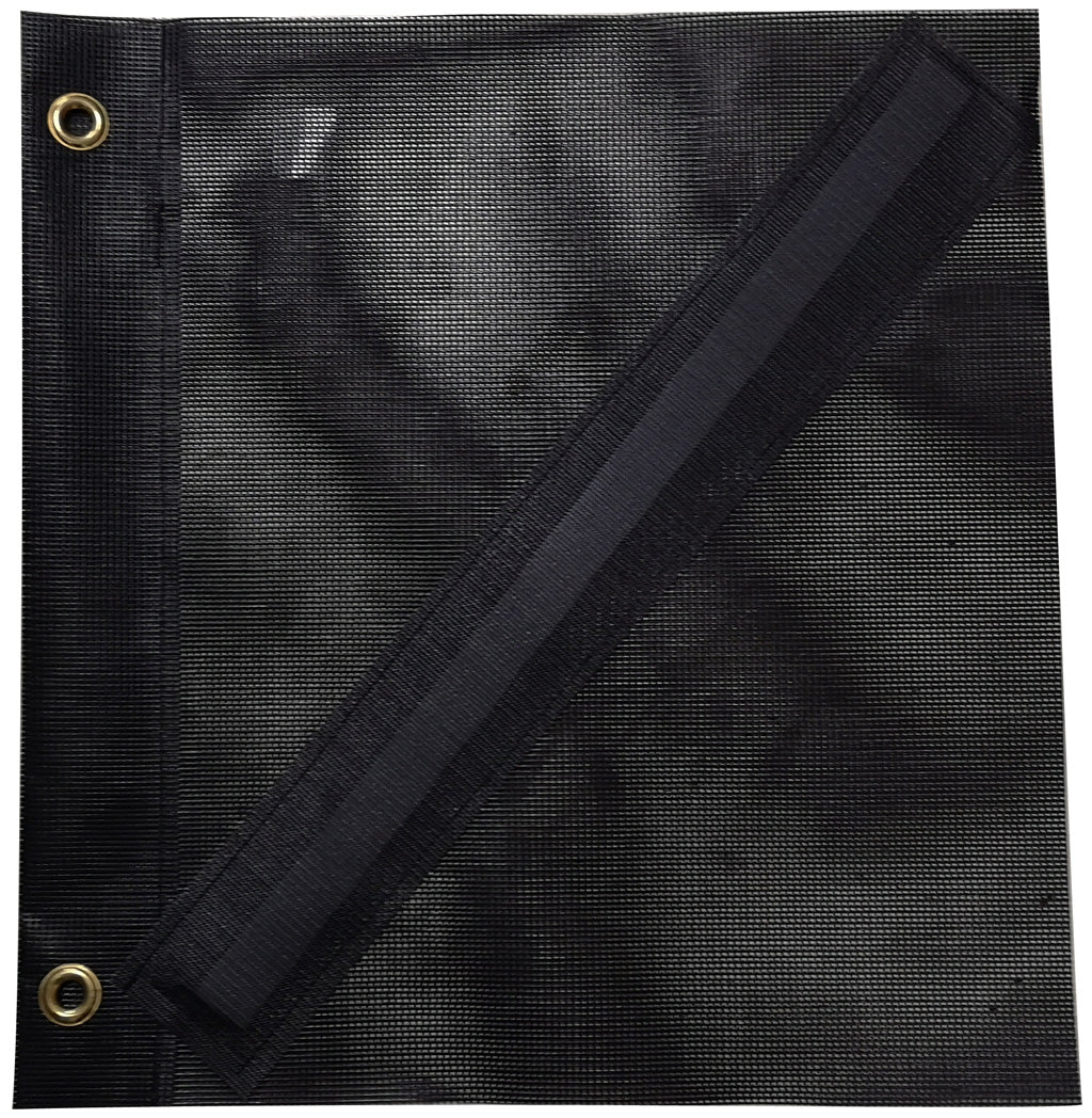 Black Mesh Halibut Flag