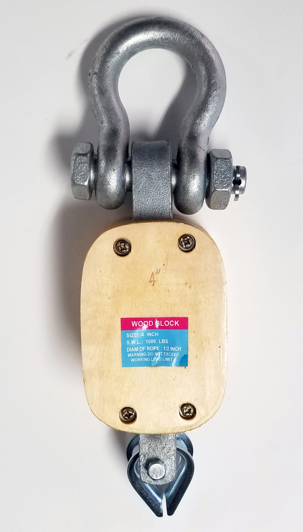 North Pacific Double Wood Block with Shackle