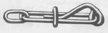 PELICAN HOOK STAINLESS TYPE 316 - 6"