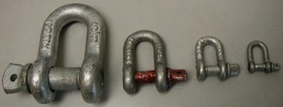 North Pacific Galvanized Chain Shackles