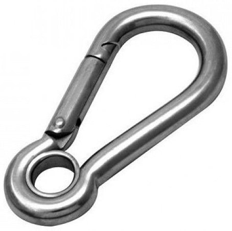 Stainless Steel Carbine Snap KS2450X with Eye