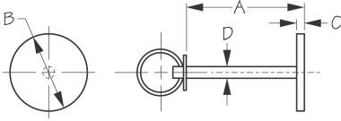 SEADOG 221840-1 HATCH COVER PULL