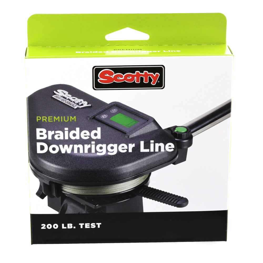 Scotty 2702K 200lb Test Premium Braided Downrigger Line 400ft