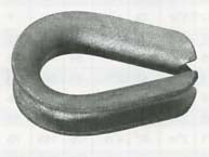 Heavy Duty Galvanized Thimble