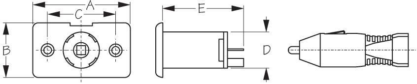 SEADOG 426112-1 POWER SOCKET WITH PLUG