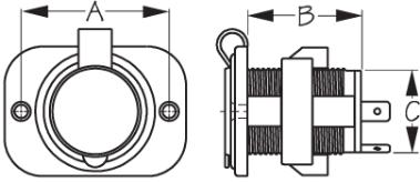 SEADOG 426120-1 DELUXE POWER SOCKET