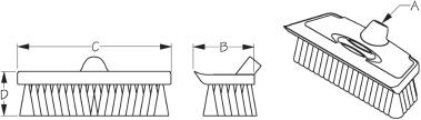 Seadog Boat Hook Combination Soft Bristle Brush & Squeegee