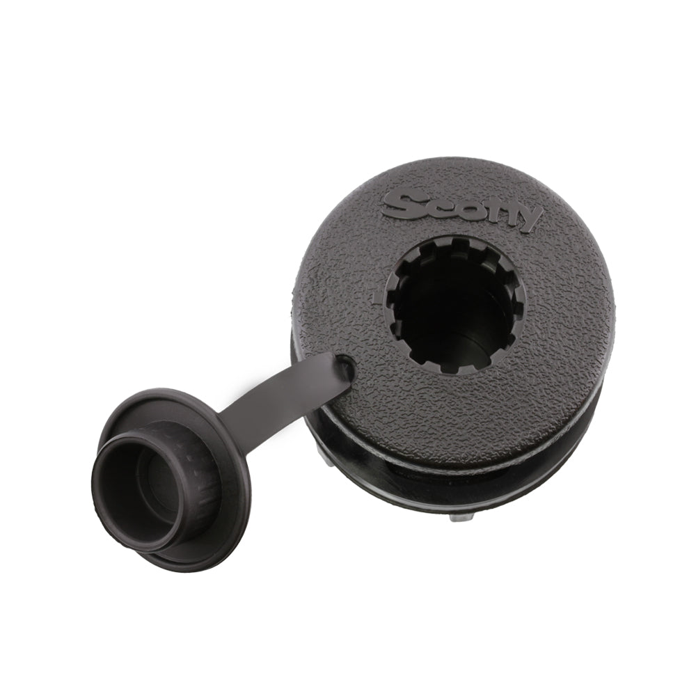 Scotty 444 Compact Threaded Deck Flush Mount