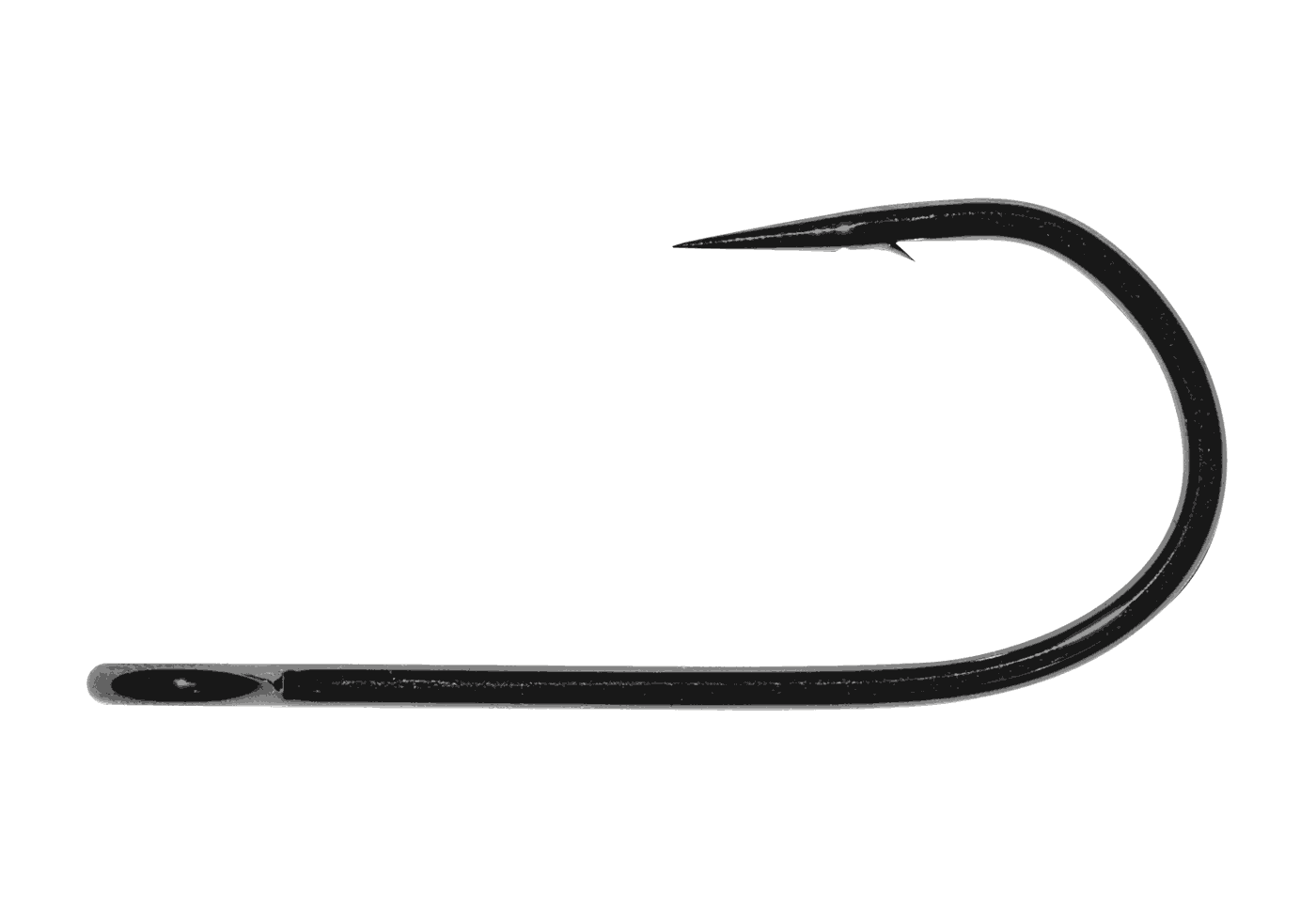 Gamakatsu Siwash 4/0 Open-Eye Hook, Pack of 6, Nickel