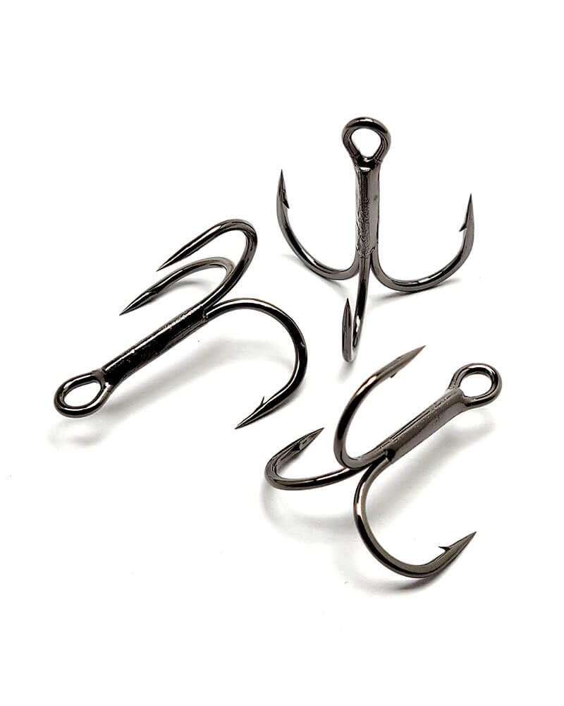 Gamakatsu Round Bend Treble Hooks 2X Strong