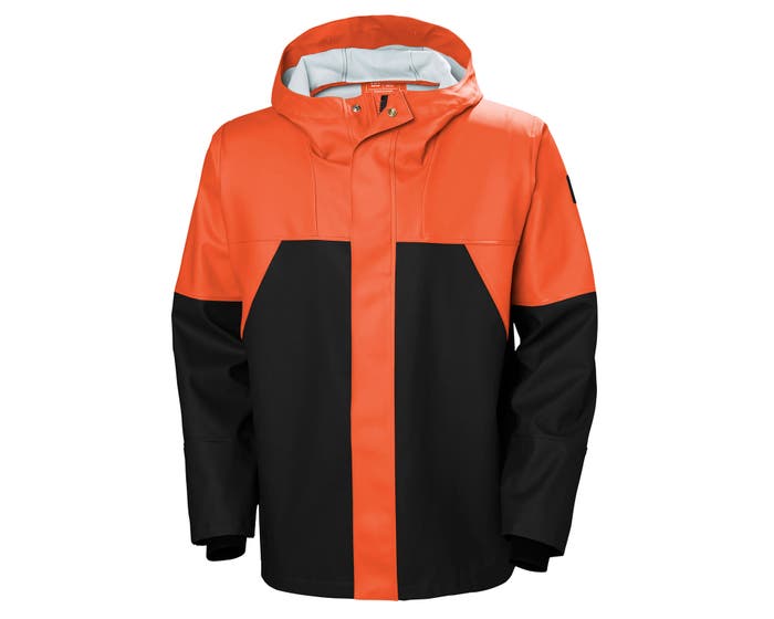 Helly Hansen Storm Rain Jacket 299 Dark Orange/Black