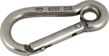 Seadog Snap Hook with Eye Insert with key-lock connection