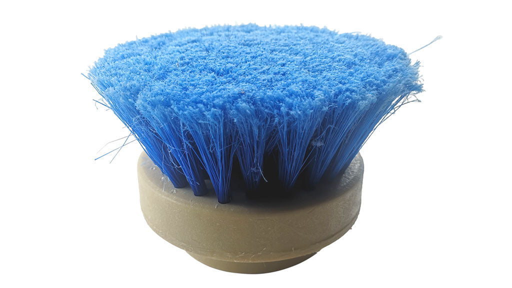 DECK BRUSH SOFT NYLON BRISTLE BLUE C855