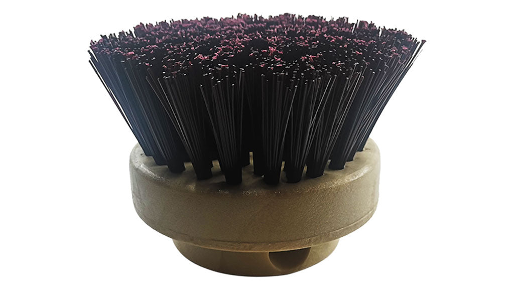 DECK BRUSH 5" RD STIFF RED POLY C860