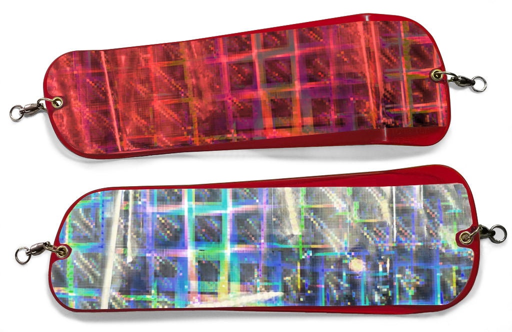 Hot Spot Red Plaid Flashers