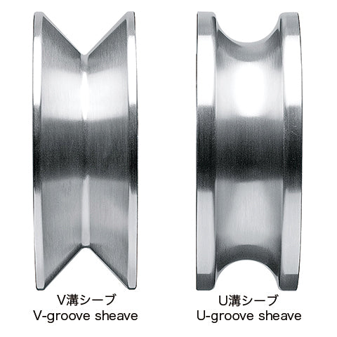 Asano Stainless Block 10351 Long Liner 100mm sheave