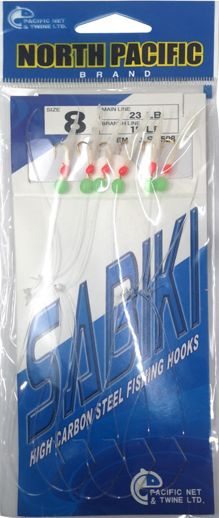 North Pacific Sabiki Jig No 8 (6 hooks/pack)