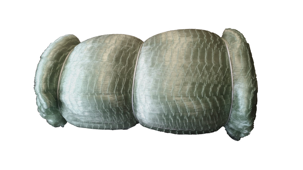 OOLICHAN GILLNET WEB .28MM X 1-3/8in X 250 MD X 100 FM' Light Green