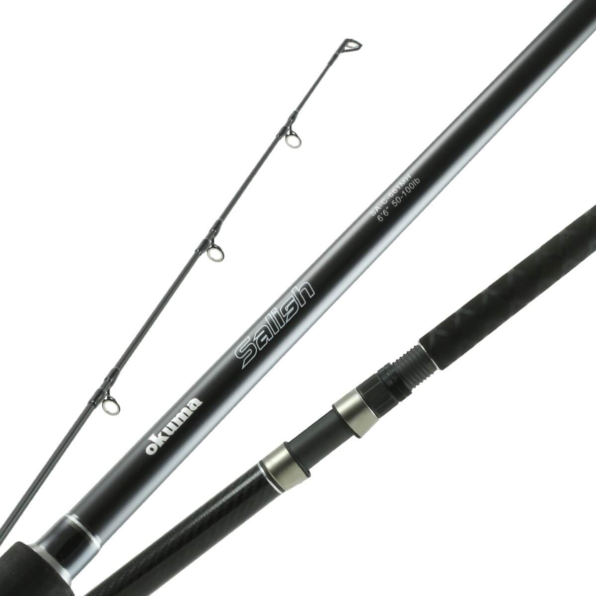 OKUMA SALISH 10'6 CANADIAN MOOCHING AND HALIBUT RODS
