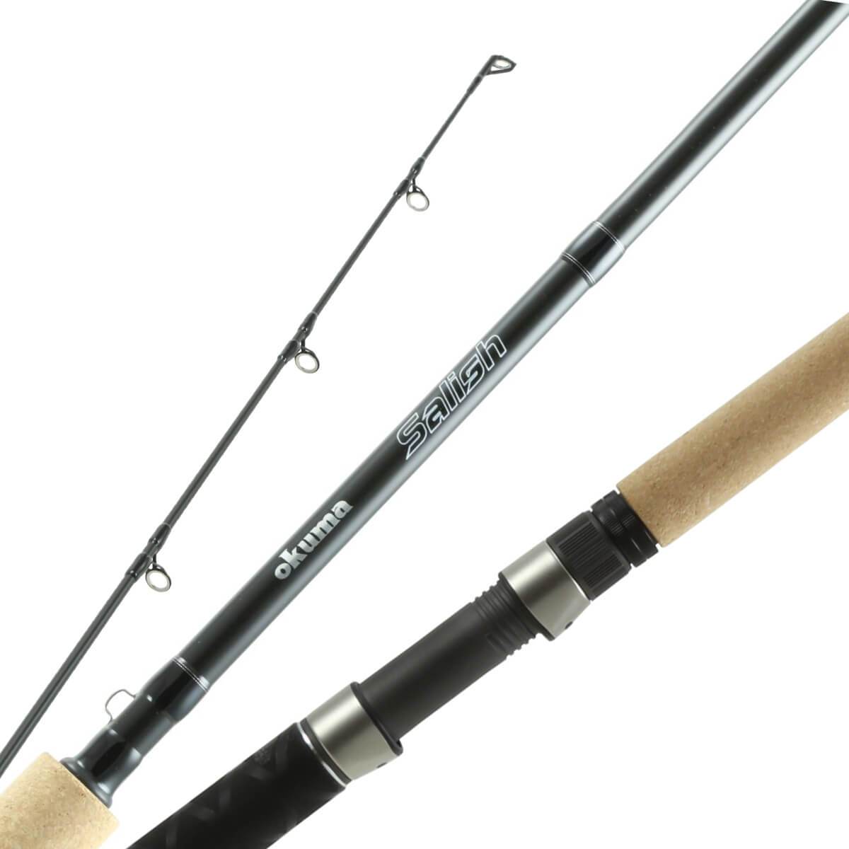 OKUMA SALISH 10'6 CANADIAN MOOCHING AND HALIBUT RODS